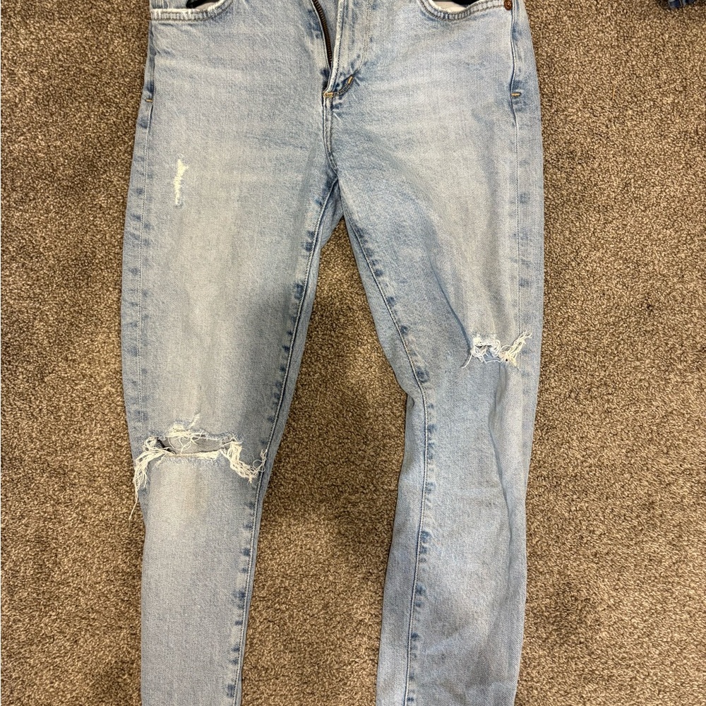 Agolde Light Blue Denim Jeans